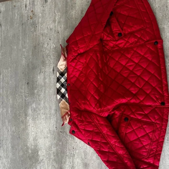 Kids Burberry guilted coat - Picture 3 of 3
